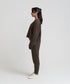 Women's Contrast V-Neck Sweatshirt
